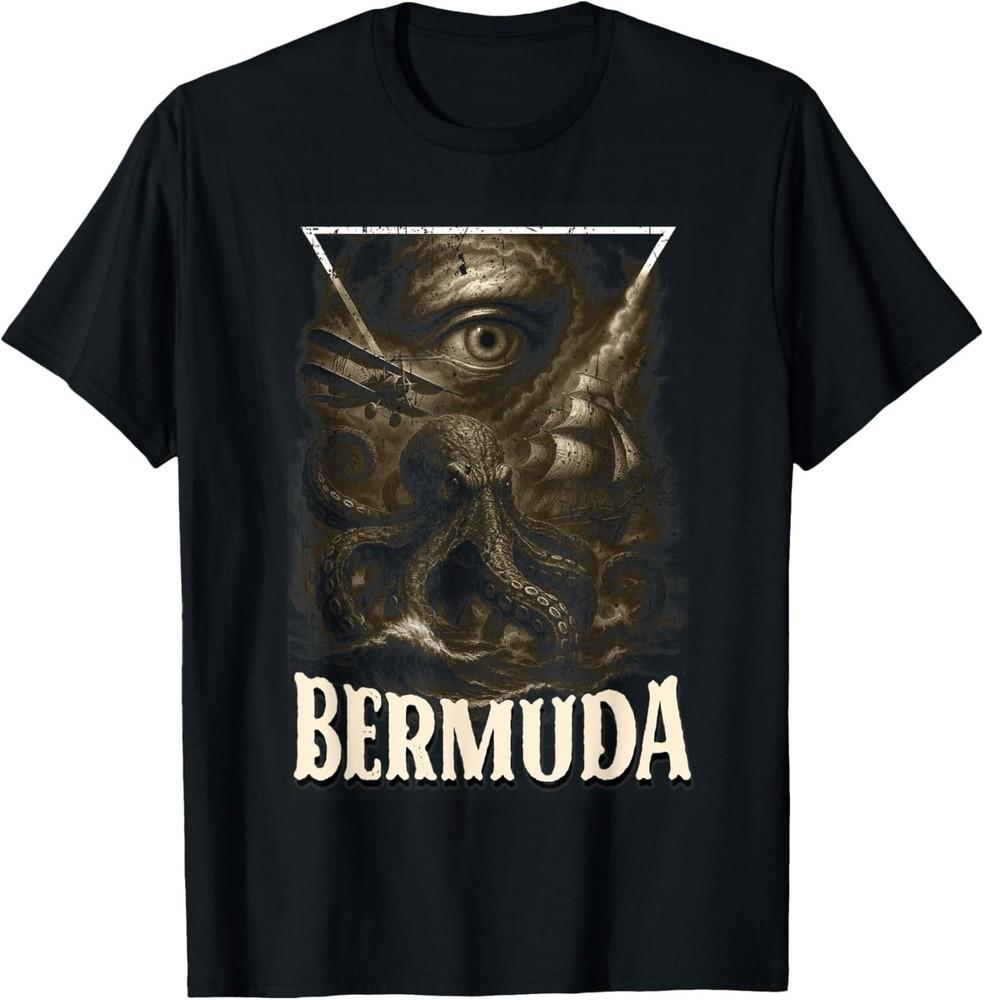 

Bermuda Mystery of The Deep Nautical Ocean Lover Exploring T-Shirt 4XL