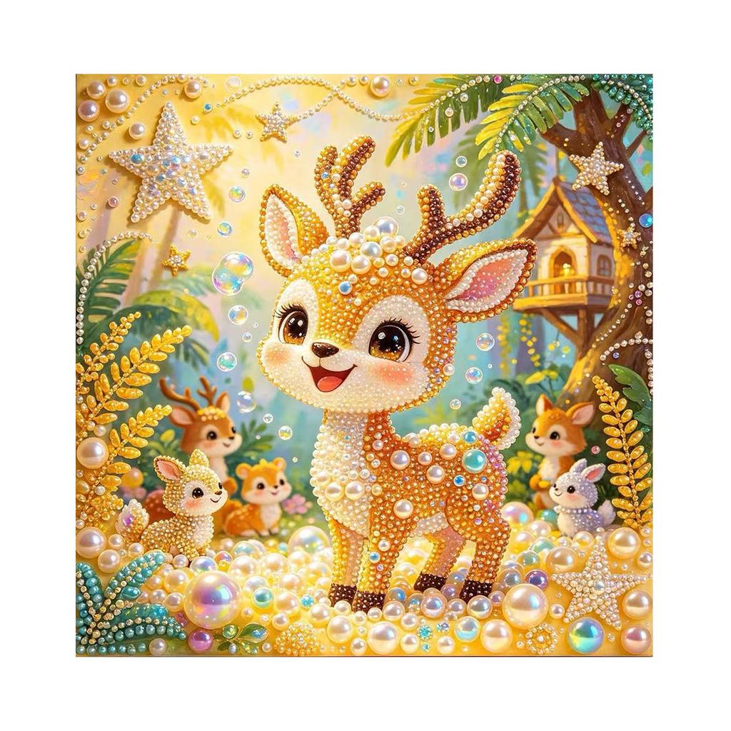 2020 Inch Framed Painting DIY Partial Bead Sticker Set with Wooden