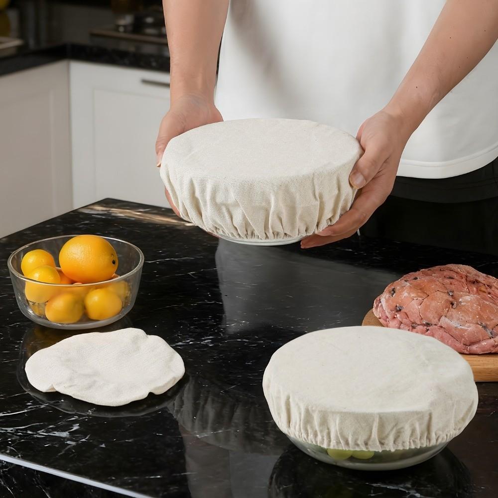 4pcs Elastic Edges Sourdough Starter Jar Covers Bread Proofing Covers  Fruit Fresh-keeping