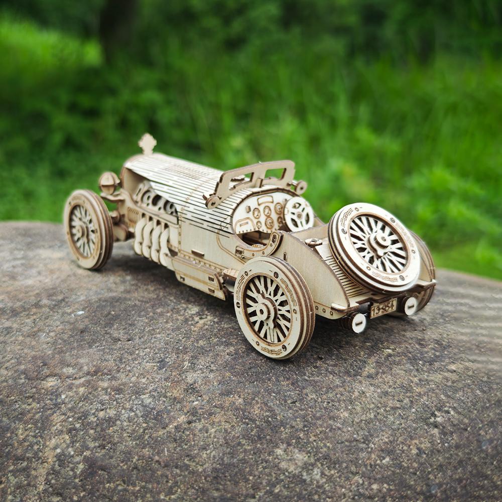 (2pcs)3D Puzzle Diy Wooden Toy Assembly Model Adult Birthday Halloween Christmas Gift