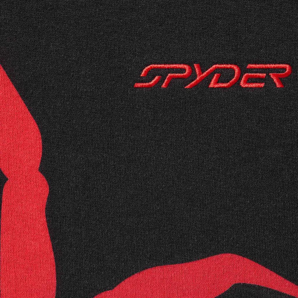 Supreme Spyder Zip Up Hooded Sweatshirt Black