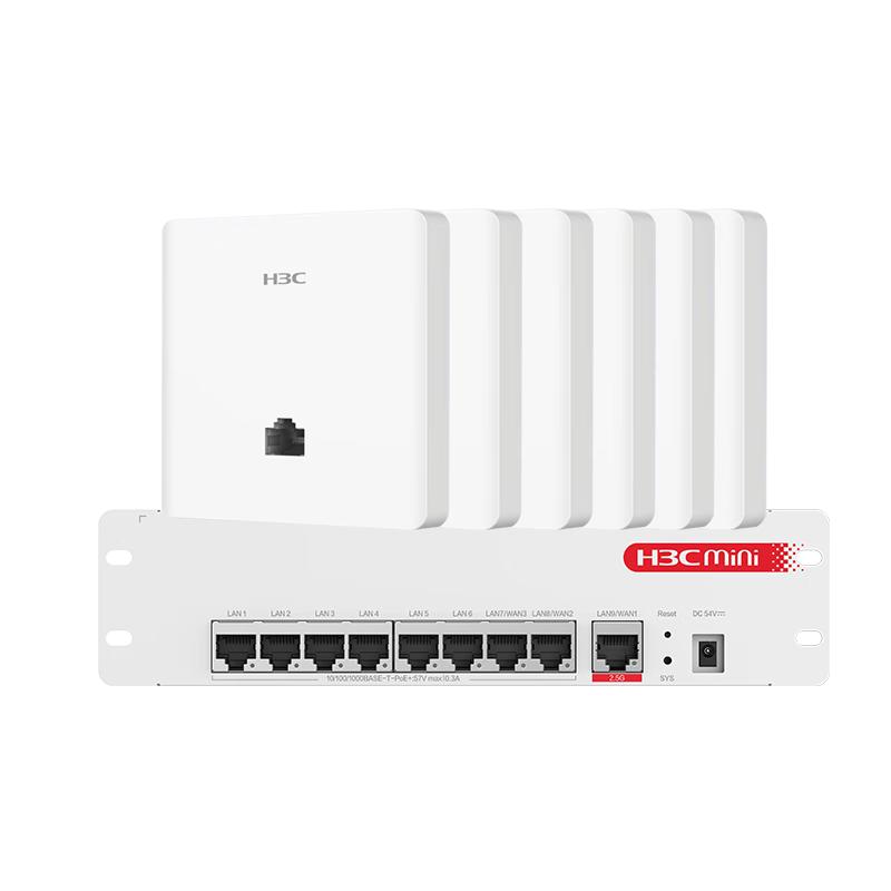 H3C AX3000 Whole-Home WiFi 6 AP & PoE Router Kit (CN Version)