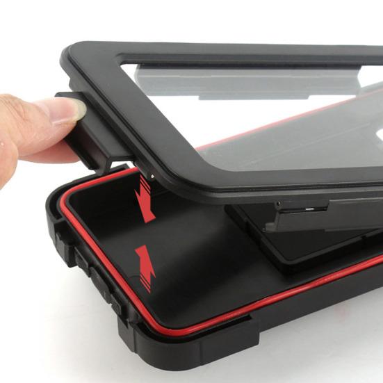 Magnetic Bike Phone Holder with Waterproof Design Touch Screen Friendly Stable Mount for
