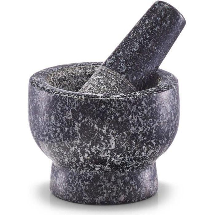 Mortier de cuisine - zeller - ø 9 cm - granit - avec pilon - pratique et élégant