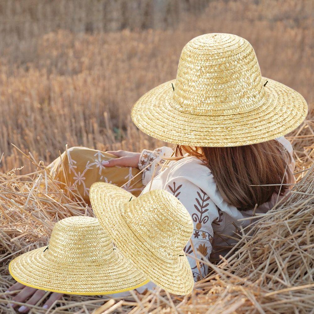 Adjustable Sun Hat Width Brim Beach Hats Casual Bucket Hat  Women Men