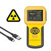 Nuclear Radiation Geiger LCD CPM Rechargeable Radiation Monitor High-Precision Detector, Counter, Display, Beta, Gamma, X-Ray, Level, Alarm, AP-886A
