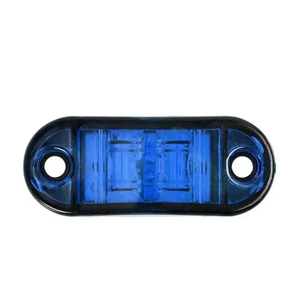 

2 шт. светодиодный боковой габаритный фонарь для автомобиля красный желтый белый для прицепа грузовика каравана боковой габаритный фонарь предупреждающие огни 12 В- 24 В 2PCS синий