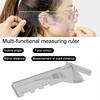 1 Stück Multifunktionale Hilfs-Brillenanpassungs-Messwerkzeuge Schrägwinkel-Lineal Entfernungsmesser Auge Ophthalmologisches Werkzeug