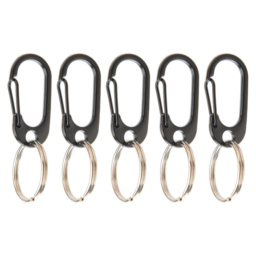 Zinc Alloy Keychain Carabiner Keychain Clip Key Holder Key Chain Clip Hook Carabiner Outdoor Camping Keychain Buckle Set