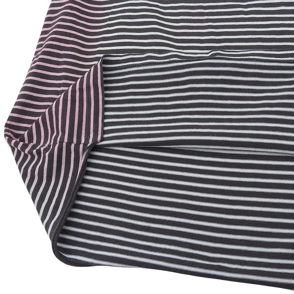 Saint Laurent Paris Gradient Stripe T-Shirt, Women's, White X Black, Size XS, 644057, 2020 Tops XS White / blackUsed