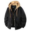 Brand New Hooded Warm Jacket Men Casual Hooded Jackets Multi Pocket Waterproof Trend Style Jacket Windproof Men New Jacket