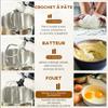 Stand Mixer, 1400 W, 7 L Dough Mixer, 6+P Speeds, Dough Hook, Black