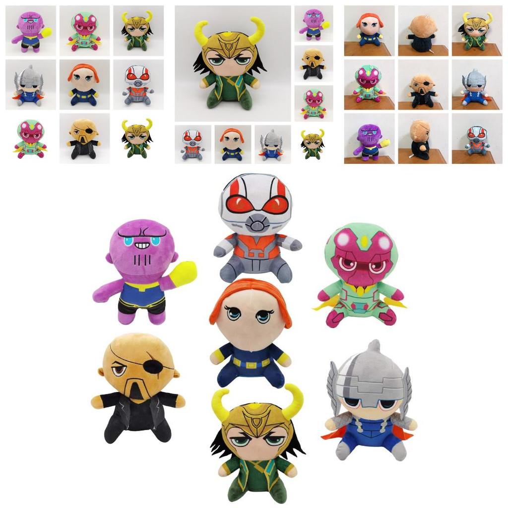 Avengers Plush Toy Set With Ant-man, Iron Man, Loki, Thor, And More!