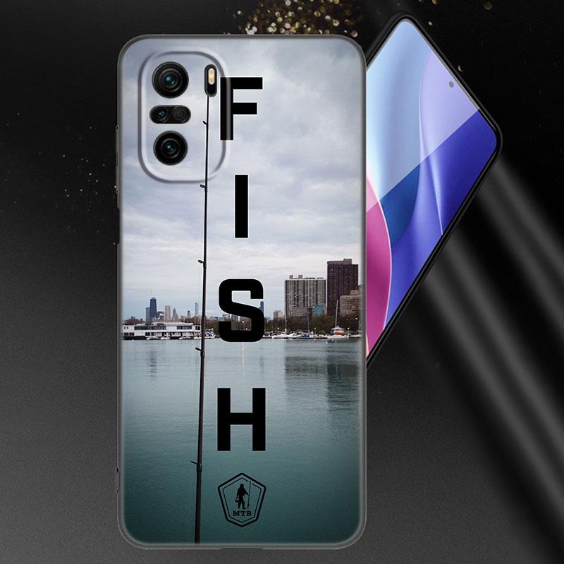 Hunter Man Fishing Dog Phone Case For Xiaomi Mi POCO X3 NFC GT M4 M3 12 11T 10T Pro A3 11 Lite NE 5G 12X 11i F3 Soft Black Cover