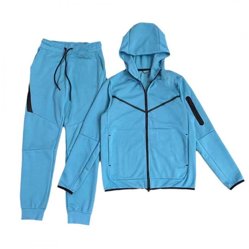 Womens Hooded Tracksuit Set Long Sleeve Cotton Sport Outfit Side Zip Casual Activewear