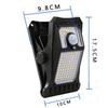 118LED 3 Color Temperature Solar Lights Outdoor Clip-on Motion Sensor Lights 3 Mode IP65 Waterproof Security Light For Fence