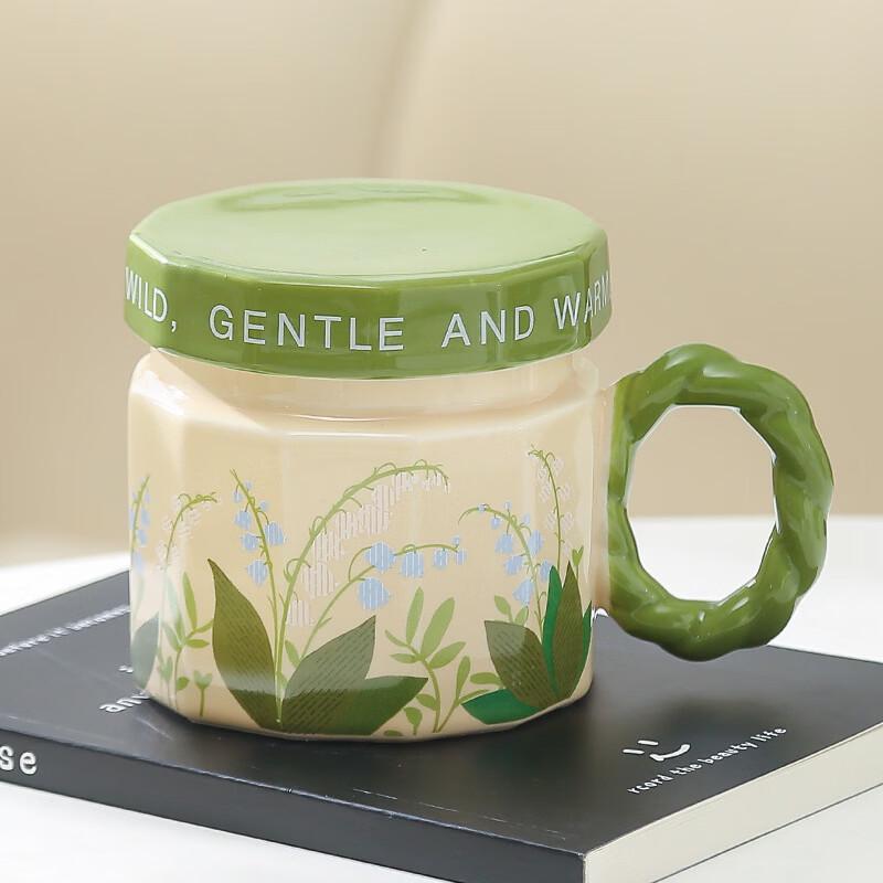 

OLOEY Floral Ceramic Mug Set