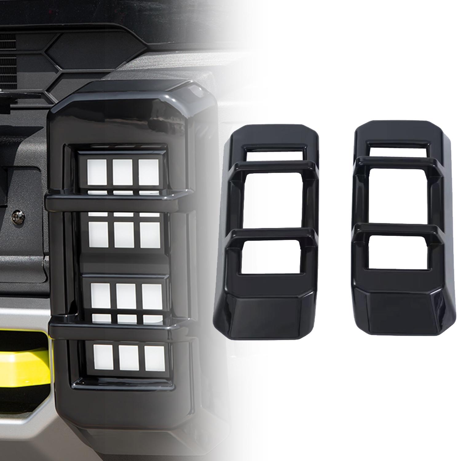 ABAIWAI for Chery Jetour Traveller T2  2024 2025 Front Rear Fog Light Frame Cover Trim Exterior Car Styling Gloss Black Front