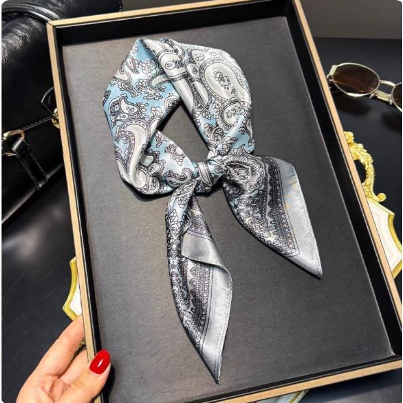 Small square scarf silk scarf men's neck protection scarf professional wear with shirt thin scarf 70x70 scarf