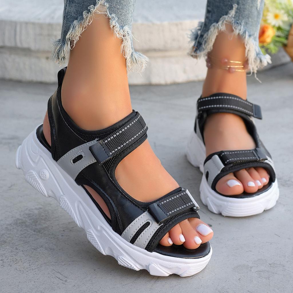 Fashion Women Sandals Summer Fashion Comfortable Sandals Height-enhancing Platform Sandals Non-slip Beach Casual Sports Shoes for Women