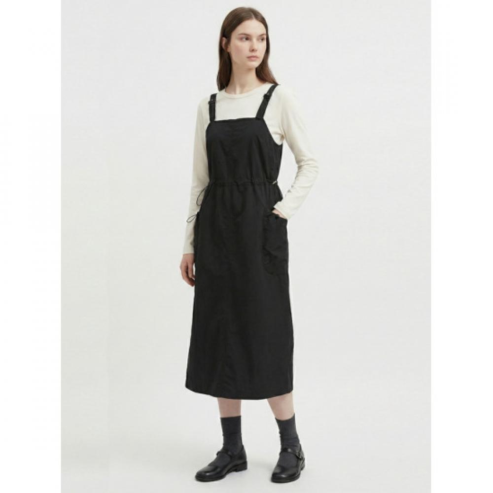 Shop Women S Crinkle SuSpender Layered dreSS Adj waiSt Black Naru Wdr 21070