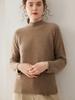 2025 Autumn/Winter Women's High Neck Cashmere Sweater – Thick, Skin-Friendly, Loose Knitwear Base Layer