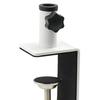 Table Mount Clamp Protective Sturdy with Adjustable Screw Shockproof Anti Scratch Practical Arm Stand Holder for Monitor Cameras