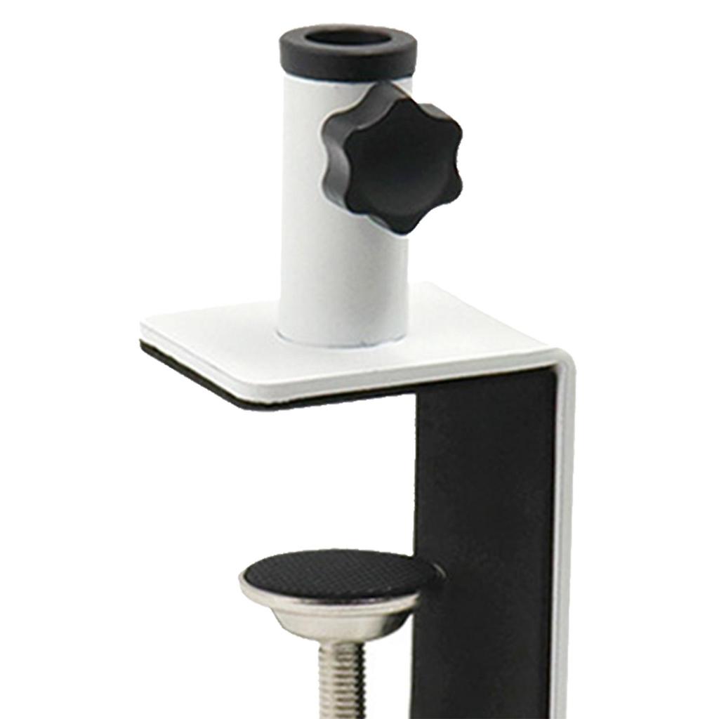 Table Mount Clamp Protective Sturdy with Adjustable Screw Shockproof Anti Scratch Practical Arm Stand Holder for Monitor Cameras