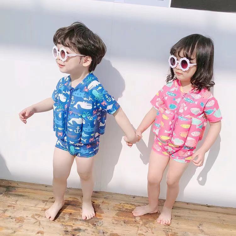 Childrens Floating Swimwear With Polyester Material For Water Play And Swimming Fun