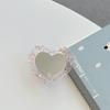 Magnetic Magsafe Mobile Phone Airbag Holder Glitter Sequins Love Mirror Portable Creative Makeup Mirror