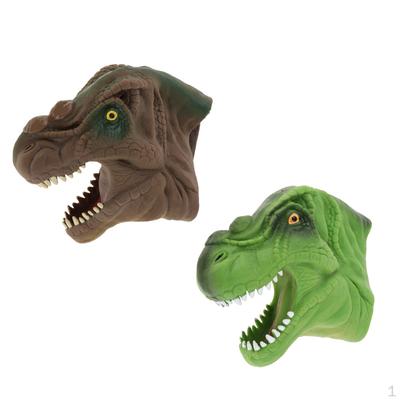2pcs Dinosaur Puppet Figure Toy Gloves Tyrannosaurus for Children