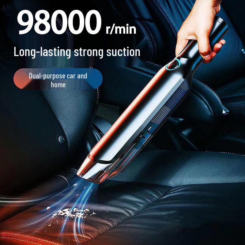 Wireless Car & Home Vacuum Cleaner: High-Power Suction, Portable Handheld for Sedan Interiors