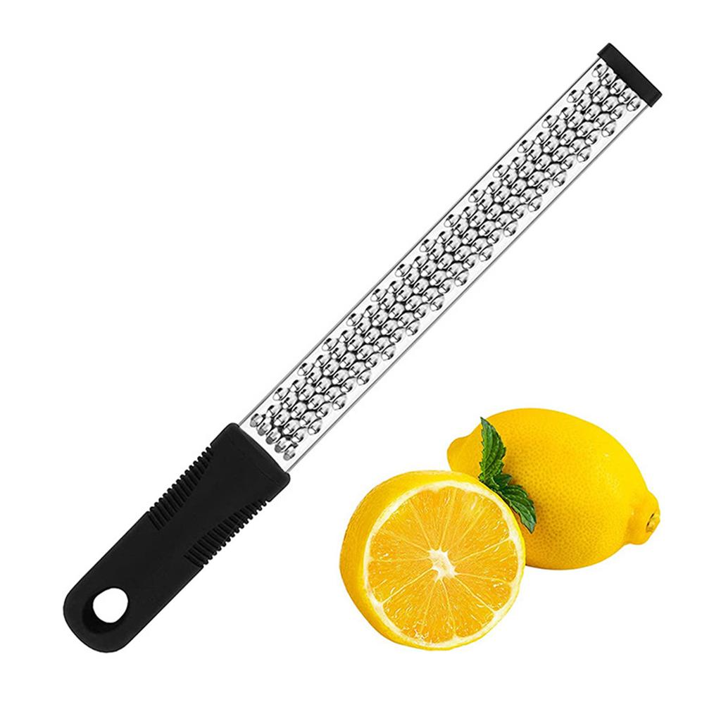 Non-Slip Stainless Steel Lemon Cheese Grater Kitchen Gadget Cheese Shredder Cooking Utensil for Home Restaurant And Hotel Use