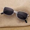 High-end Men's Sunglasses Gentleman Square Sunglasses for Men Black Brown