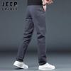 JEEP SPIRIT Men's Straight-fit Stretch Casual Pants for Autumn/Winter