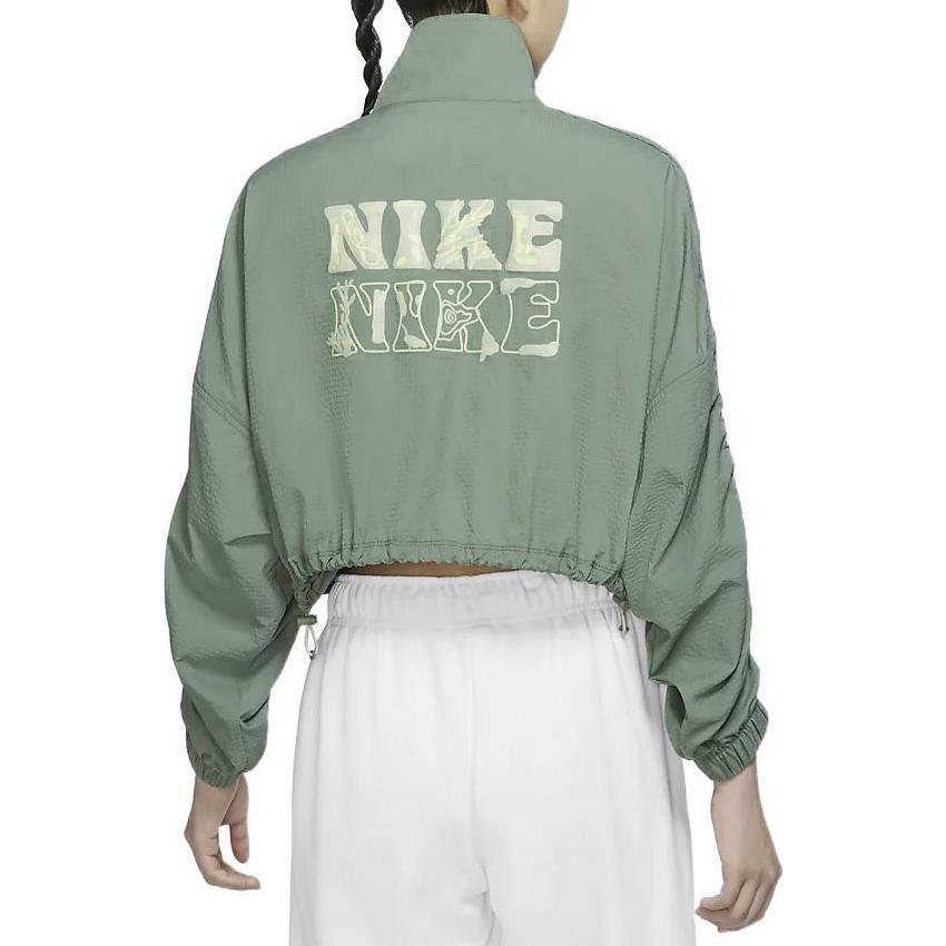 Nike Jackets Women's Grass Green Turtleneck Moderate Other DX6151-311