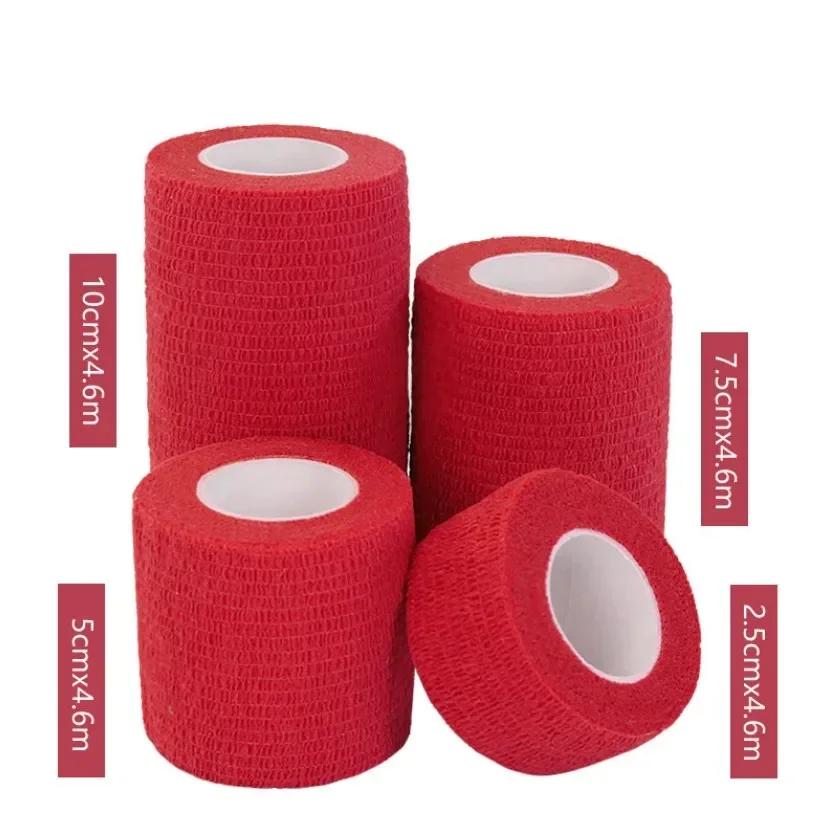 1Pc Bandage Waterproof Medical Therapy Self Adhesive Sports Muscle Tape Finger Joints Wrap First Aid Kit Pet Elastic Bandage