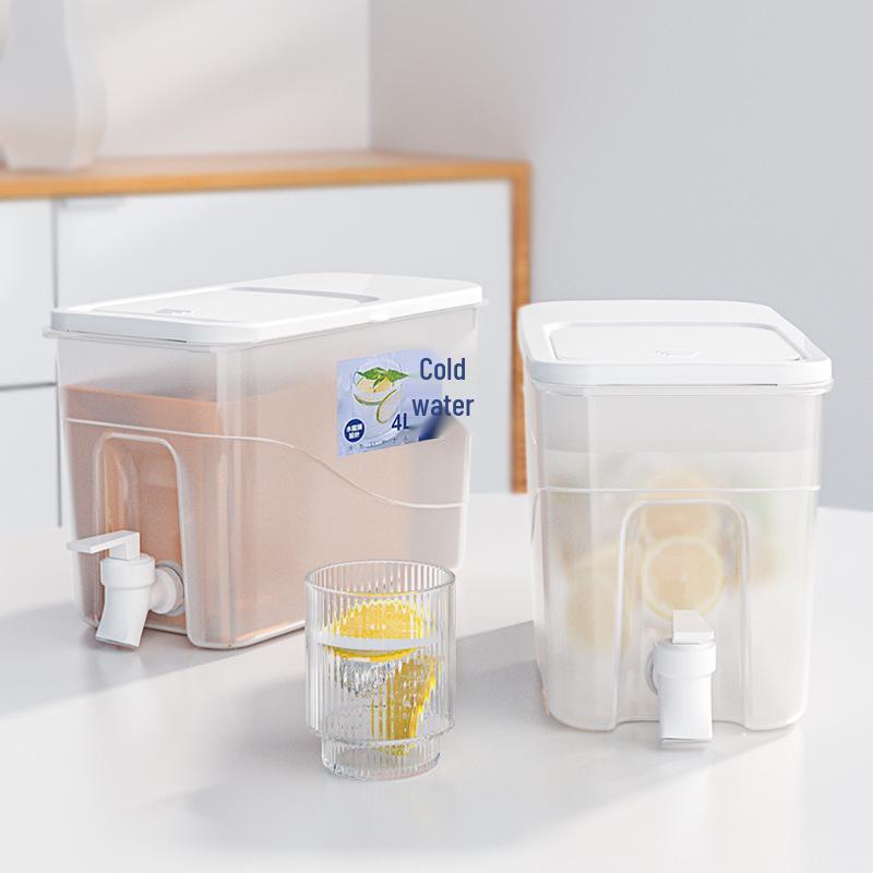 Summer Floral Teapot with Spout - Large Capacity Plastic Cold Beverage Jug