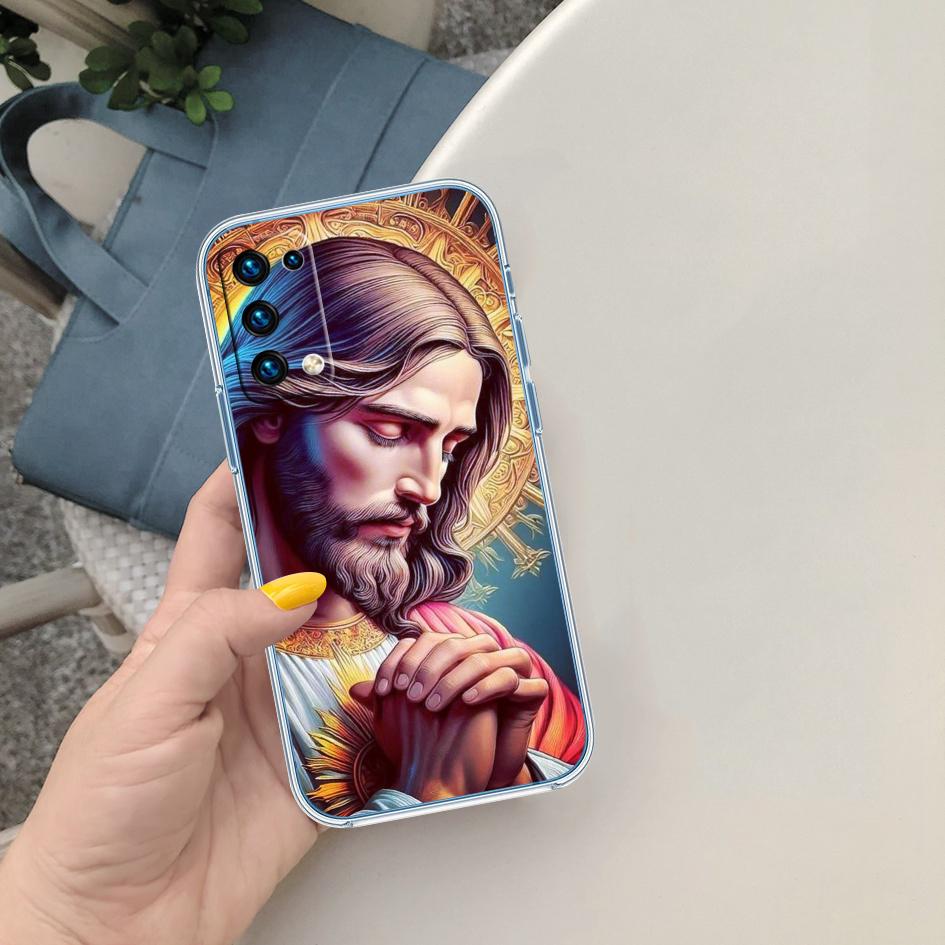 CJ19 Bible verse Jesus Christ Phone Case for Motorola Moto Edge 20 30 40 50 S30 Fusion Ultra Pro Neo Lite + G200 G23