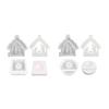 Silicone Prayer Candlestick Mold Home Decorative Silicone Insert Mould for Prayer Candle Holder Creation