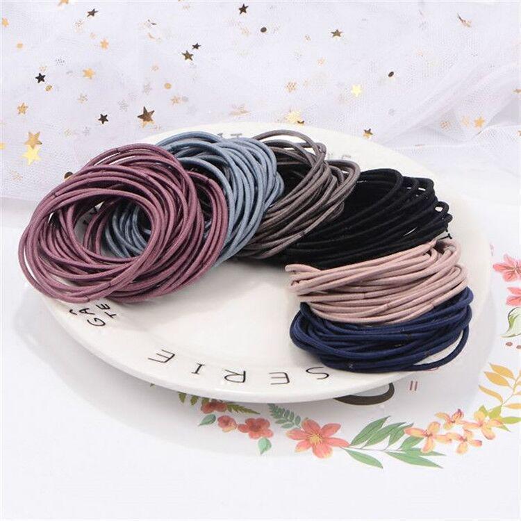 

Korean Thin Style High Elastic Black Hair Band for Girls