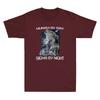 HuUnisex By Day Sigma By Night Funny Wolfs Graphic Humor Quote Retro Unisex's T-Shirt