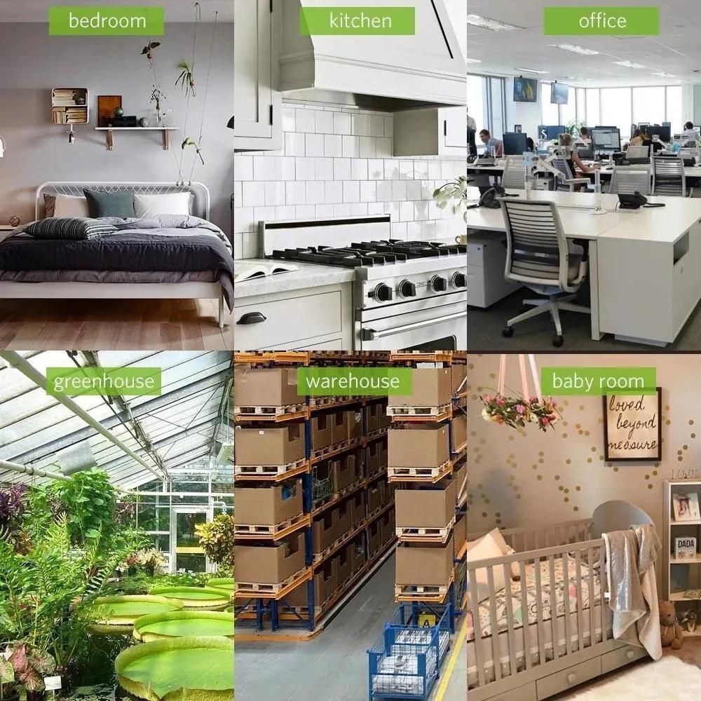 LCD Digital Temperature Humidity Meter HTC-1 Home Indoor Outdoor Hygrometer Thermometer Weather Station with Clock