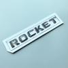 Glossy Black & Red Letters ROCKET ABS Car Emblem Trunk Nameplate Logo Sticker for 700 800 900