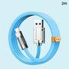 Білий USB A до Type C Кабель для зарядки 120W Надшвидка зарядка Стійкий до розривів Для телефонів Планшетів Ноутбуків Використання