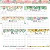2026 Calendar - JAN 2026 - DEC 2026, 14.6'' X 11.4'', Wall Calendar 2026, Twin-Wire Binding, 12 Months Calendar, Premium Paper