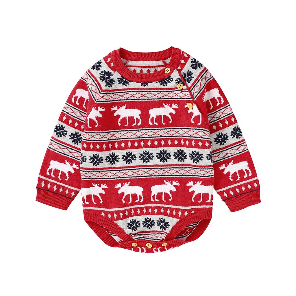 Neonato Baby Bodysuit Autunno Inverno Natale a maglia Infant Kids Boy Girl  Maglioni Tute Maniche lunghe Bambini Onesie Vestiti acquista in modo  economico — spedizione gratuita, recensioni reali con foto — Joom