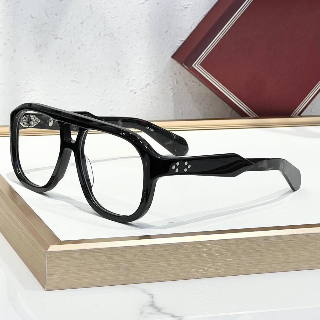 JASPER Unisex Handmade Acetate Sunglasses with Clear Photochromic Lenses – Trendy European & American Style