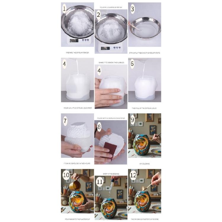 Easy Releasing Silicone Snake Mold Detailed Design for Resin Crafting Jewelry Making and Decorative Succulents Planter