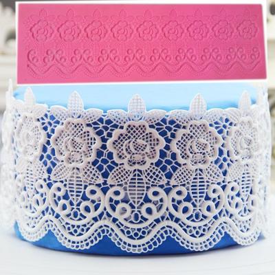 Silicone Lace Mat Cake Lace Mold Silicone Sugar Lace Mat Embossed Mold Cake Decorating Mould Baking Tool